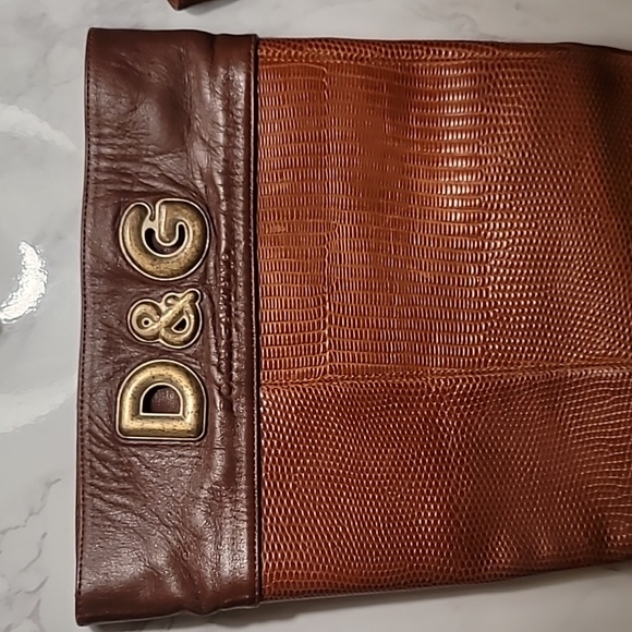 AUTHENTIC DOLCE & GABBANA  BROWN LEATHER LIZARD PRINT BOOTS - US 10 / EU 40 - Picture 5 of 16